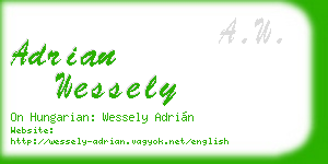 adrian wessely business card